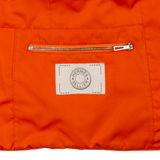 Hermes Orange Puffer Jacket - Women's M