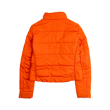 Hermes Orange Puffer Jacket - Women's M