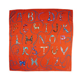 Hermes 'Faune Lettre' Scarf