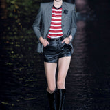 Saint Laurent Metallic Blazer - Women's 40