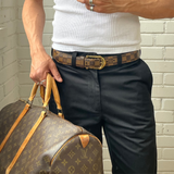 Louis Vuitton 'Canvas San Tour' Belt - 90/36