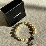Chanel 'CC' Pearl Bracelet
