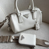 Prada 'Saffiano Mini Handle' Duffle Bag