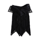 Issey Miyake Pleated V-Neck Top - Women's 2