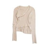 Jacquemus beige 'Le Cardigan Tordu' - Women's 34
