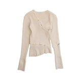 Jacquemus beige 'Le Cardigan Tordu' - Women's 34