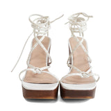Jacquemus 'Les Sandales Pilotis' Wedge Sandals - Women's 36.5