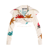 Jacquemus 'La Chemise Meio' Cropped Shirt - Women's 36