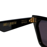 Jacques Marie Mage x Evangelie Smyrniotaki Black 'Eva' Sunglasses