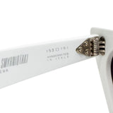 Jacques Marie Mage x Evangelie Smyrniotaki White 'Eva' Sunglasses