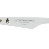 Jacques Marie Mage x Evangelie Smyrniotaki White 'Eva' Sunglasses