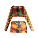 Jean Paul Gaultier Polka Dot Two Piece Set - Women's S