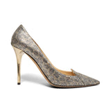 Jimmy Choo Metallic Leopard Stilettos - Women's 38