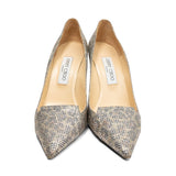 Jimmy Choo Metallic Leopard Stilettos - Women's 38