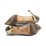 Jimmy Choo Metallic Leopard Stilettos - Women's 38
