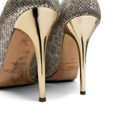 Jimmy Choo Metallic Leopard Stilettos - Women's 38