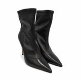 Jimmy Choo 'Brin' Leather Sock Boots - Women's 38.5