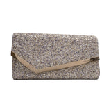 Jimmy Choo 'Emmie Platinum' Wallet On Chain