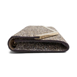 Jimmy Choo 'Emmie Platinum' Wallet On Chain