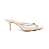Jimmy Choo 'Rav 65' Satin Mules - Women's 35.5
