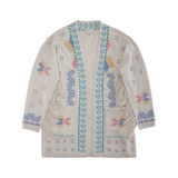 Johnny Was 'Kate' Fringe Cardigan - Women's S