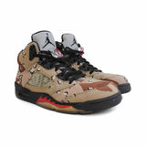 Supreme x Air Jordan 5 Retro 'Desert Camo' Sneakers - Men's 11
