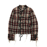 Junya Watanabe Distressed Tweed Jacket - Men's S