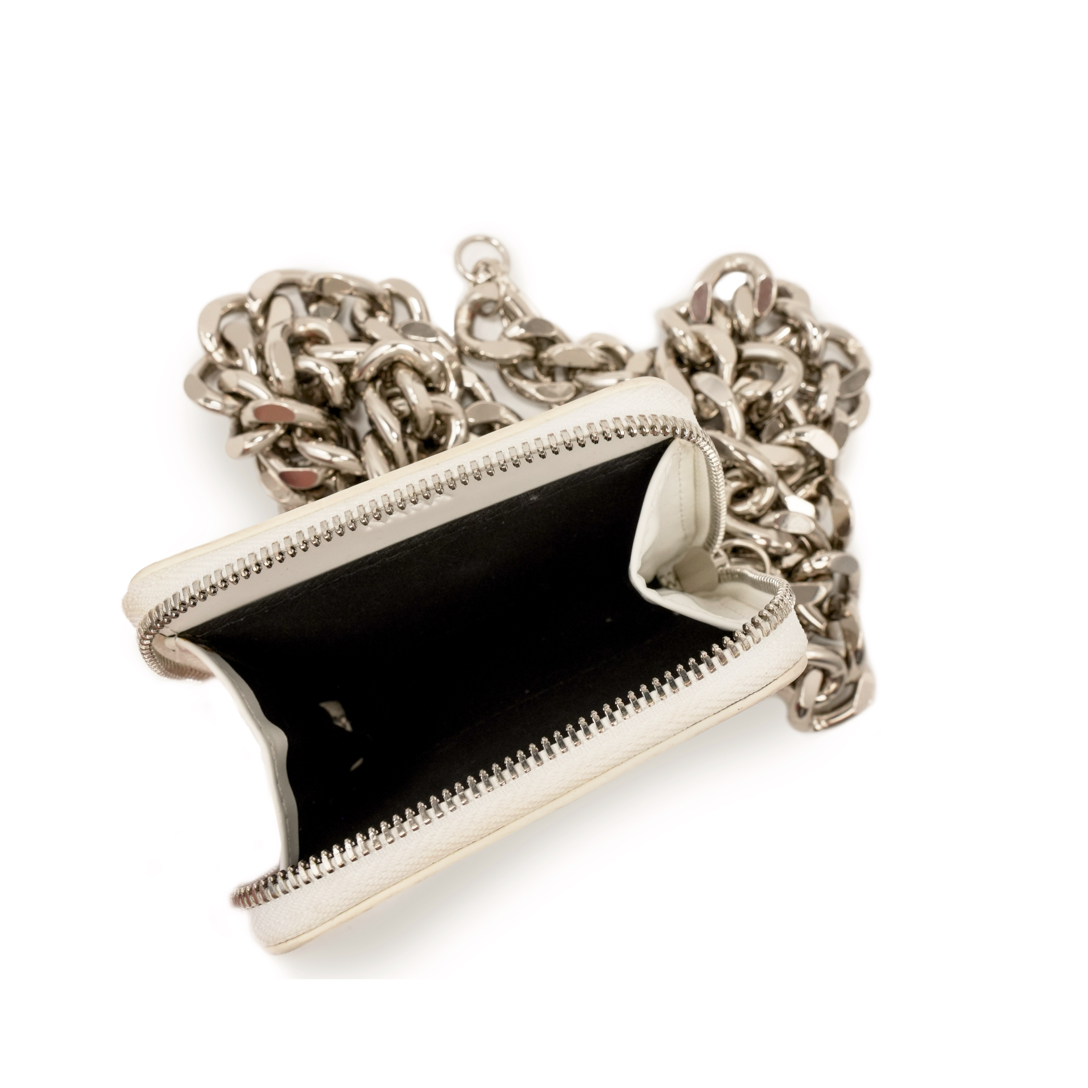 Kara 'Bike Leather' Wallet On Chain – Fashionably Yours