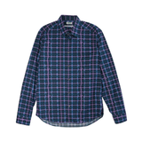 Kenzo Distorted Grid Button-Down Shirt - Men's 41