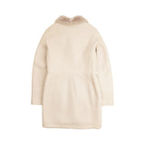Loro Piana Reversible Taupe Lamb Fur Coat - Women's 38
