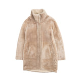 Loro Piana Reversible Taupe Lamb Fur Coat - Women's 38