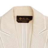 Loro Piana Striped Blazer Jacket - Women's 42