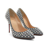 Christian Louboutin 'Follies Studs' Heels - Women's 35.5