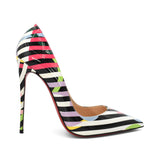 Christian Louboutin 'So Kate Cinestripes' Heels - Women's 40