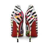 Christian Louboutin 'So Kate Cinestripes' Heels - Women's 40