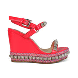 Christian Louboutin 'Pyra Ryad' Wedges - Women's 34