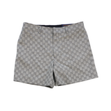 Louis Vuitton 'Damier Hounds Tooth Slim Wool' Shorts - Men's 52