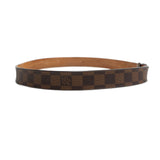 Louis Vuitton 'Damier Ebene' Belt - 90