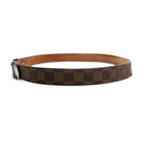 Louis Vuitton 'Damier Ebene' Belt - 90