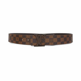 Louis Vuitton 'Damier Ebene' Belt - 90/36