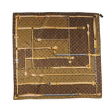 Louis Vuitton 'Monogram Confidential' Silk Scarf