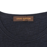 Louis Vuitton 'Damier Signature' Knit Sweater - Men's XXL