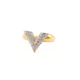 Louis Vuitton 'Essential V Strass' Ring