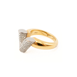 Louis Vuitton 'Essential V Strass' Ring