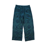 Louis Vuitton 'Monogram Flocked Silk' Pants - Men's 52