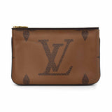 Louis Vuitton 'Reverse Monogram Double Zip Pochette' Pouch