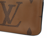 Louis Vuitton 'Reverse Monogram Double Zip Pochette' Pouch