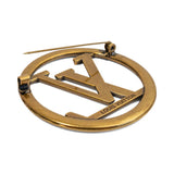 Louis Vuitton Gold Brooch