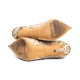 Louis Vuitton Snakeskin Heels - Women's 39