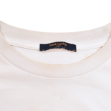 **BOOF** Louis Vuitton White 'Neon Working Man' T-Shirt - Men's L